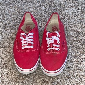 Red Vans
